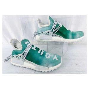 ADIDAS PW HU HOLI NMD MC PHARRELL HUMAN RACE “YOUTH” CHINA R1 GREEN WHITE F99760
